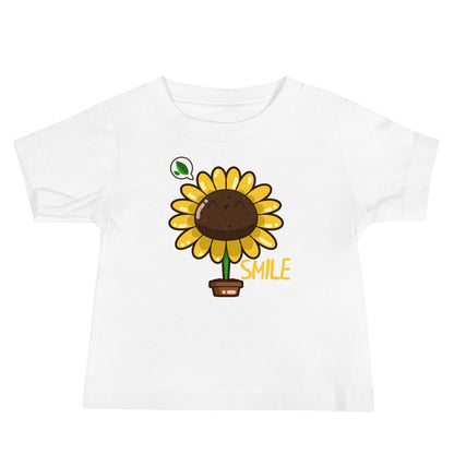 SMILE - Baby Tee - ChubbleGumLLC