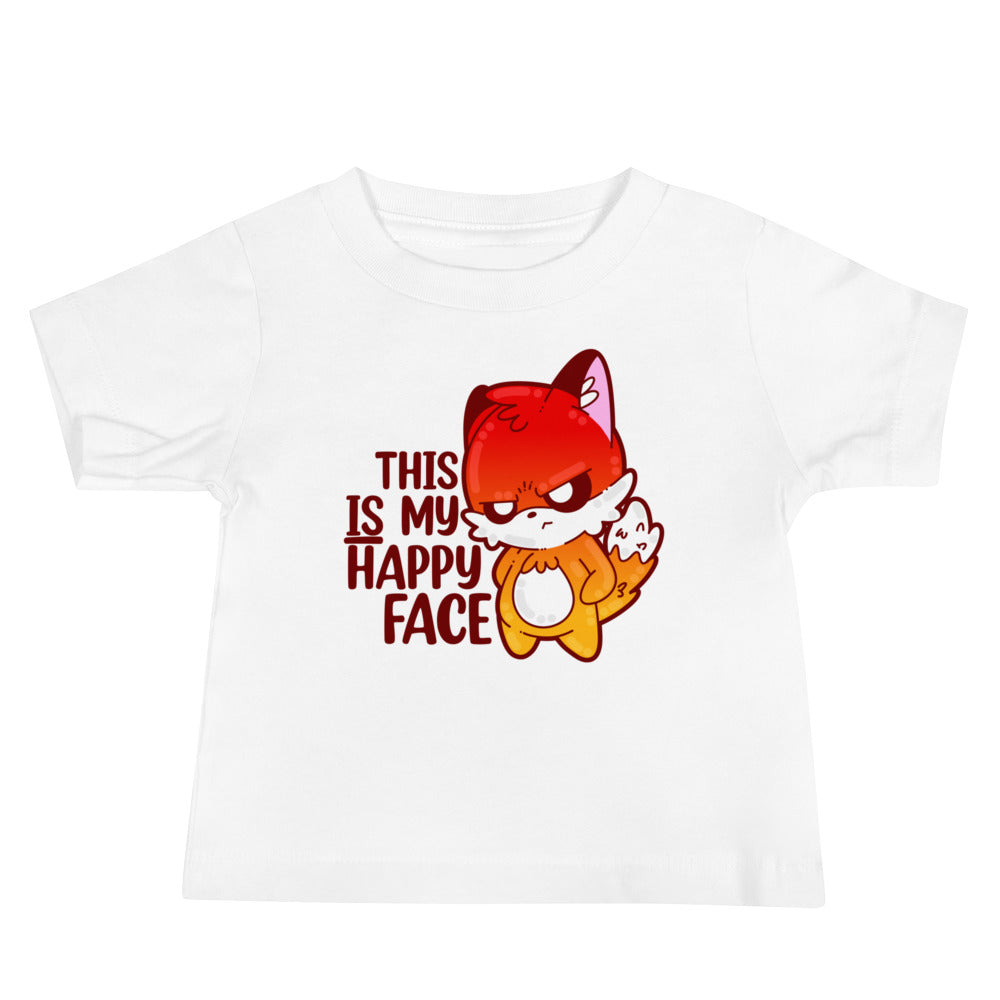THIS IS MY HAPPY FACE - Baby Tee - ChubbleGumLLC