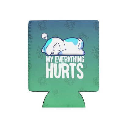 MY EVERYTHING HURTS W/BACKGROUND - 12 oz Koozie