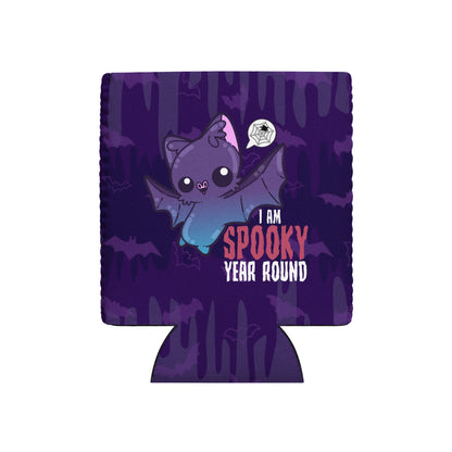 SPOOKY YEAR ROUND W/BACKGROUND - 12 oz Koozie