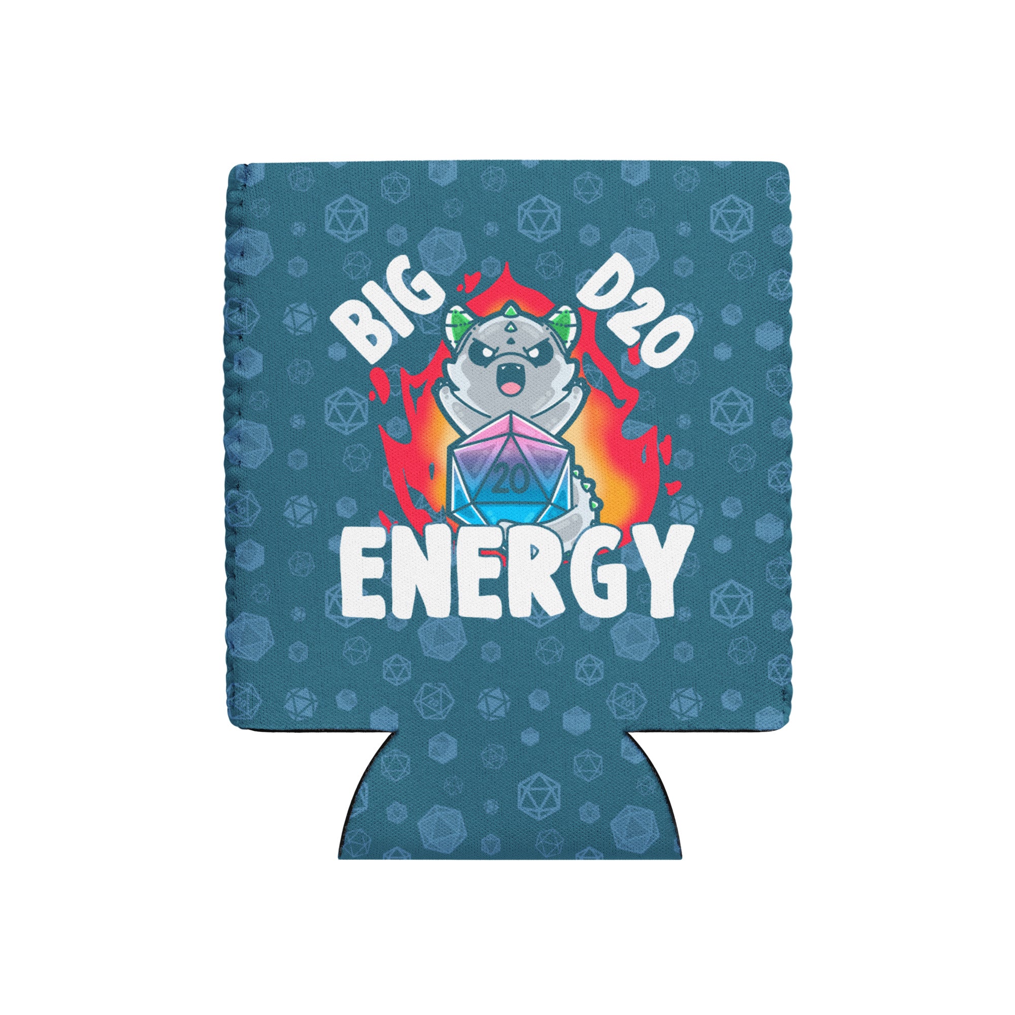 BIG D 20 ENERGY W/BACKGROUND - 12 oz Koozie