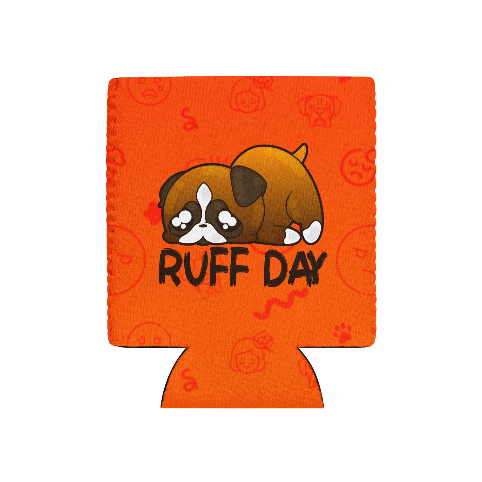 RUFF DAY W/BACKGROUND - 12 oz Koozie