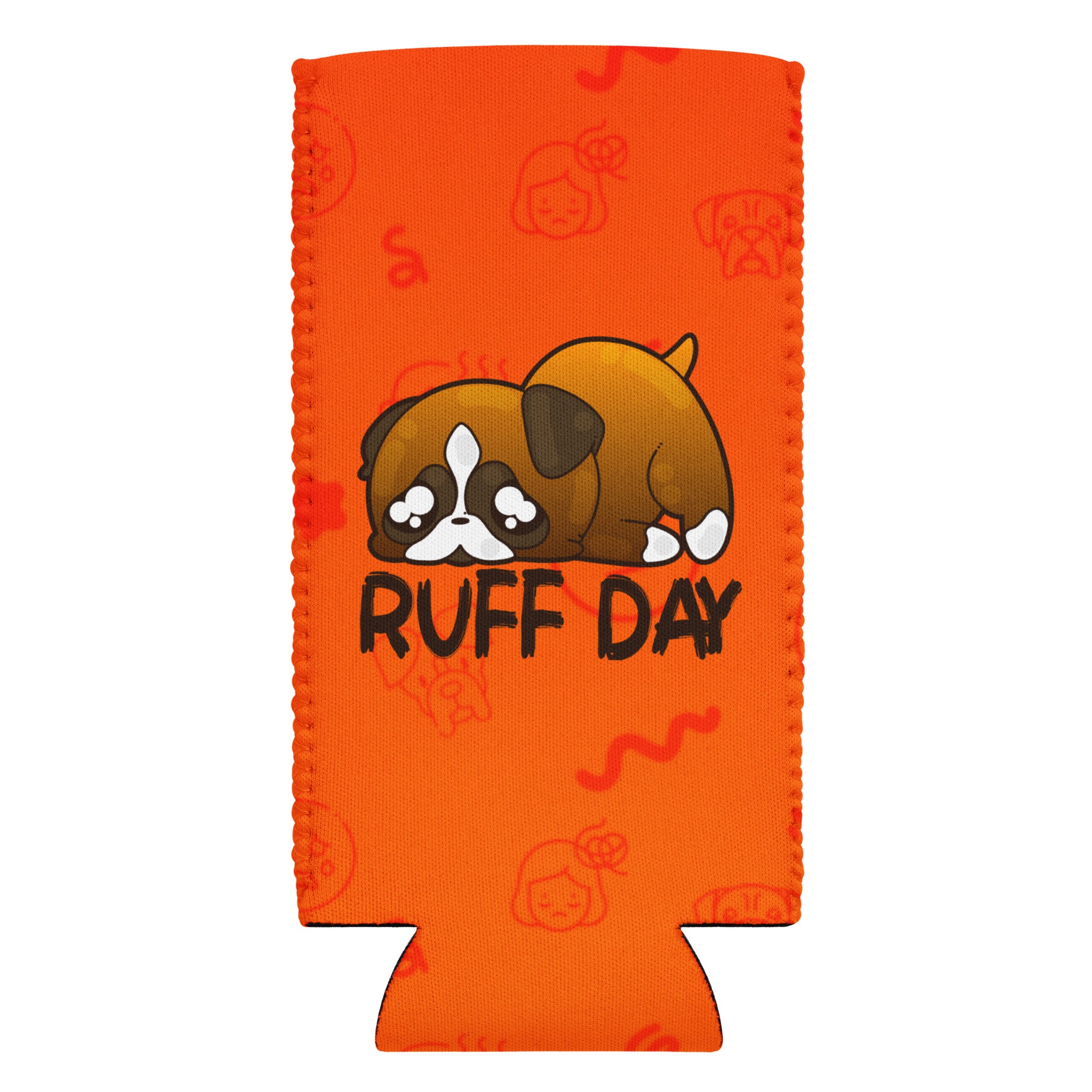 RUFF DAY W/BACKGROUND - 12 oz Koozie