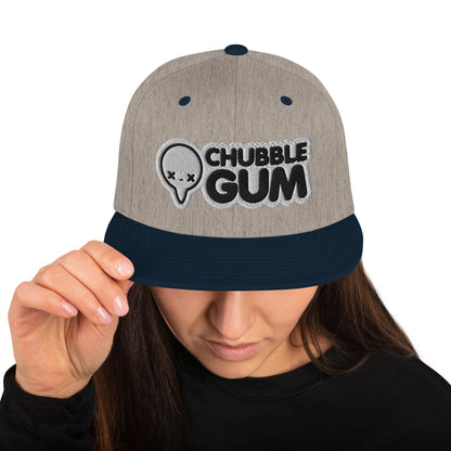 BOTH LOGOS - Snapback Hat - ChubbleGumLLC