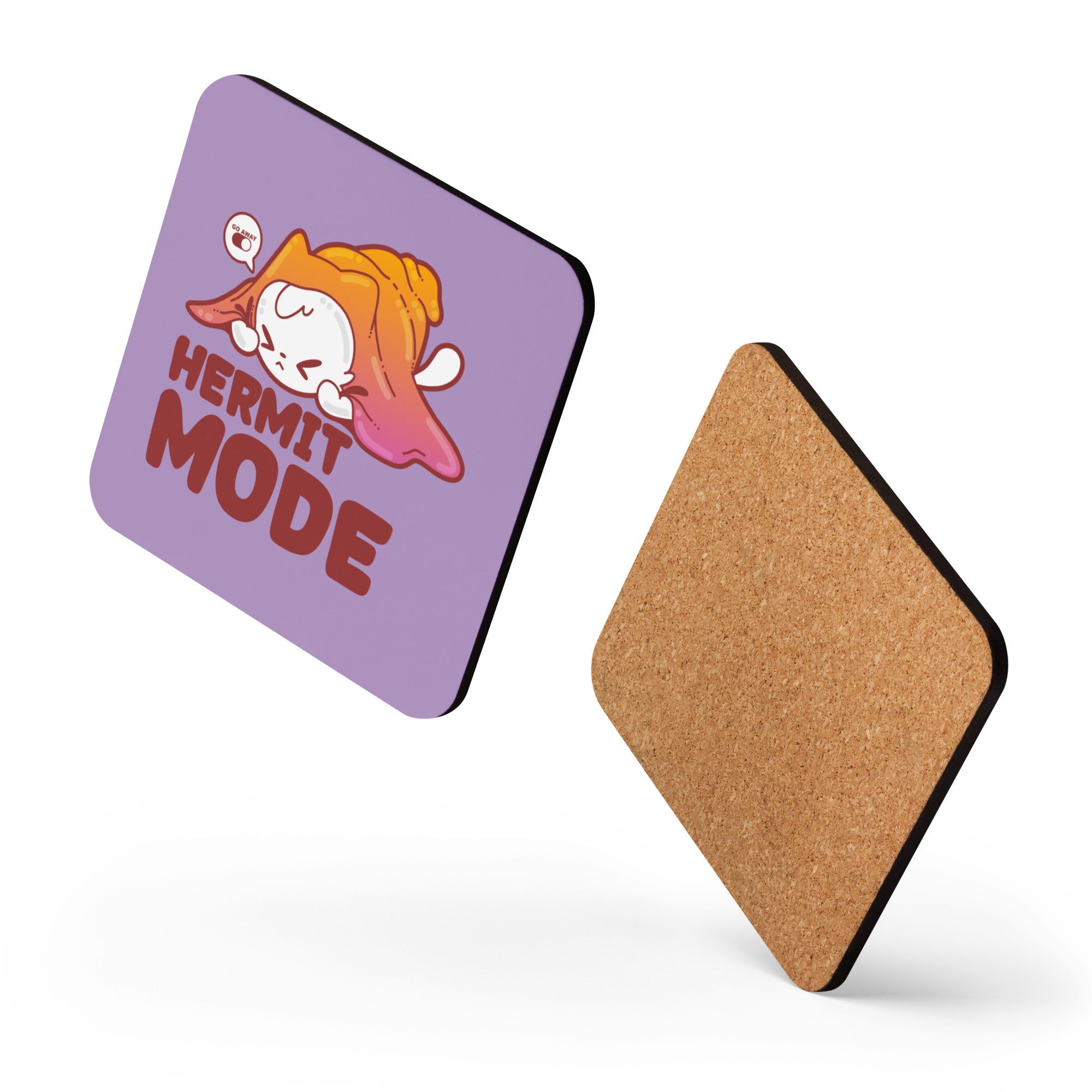 HERMIT MODE - Coaster - ChubbleGumLLC