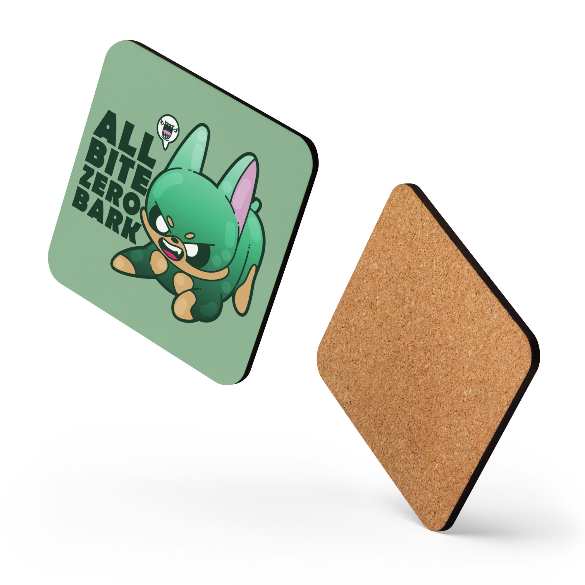 ALL BITE ZERO BARK - Coaster - ChubbleGumLLC