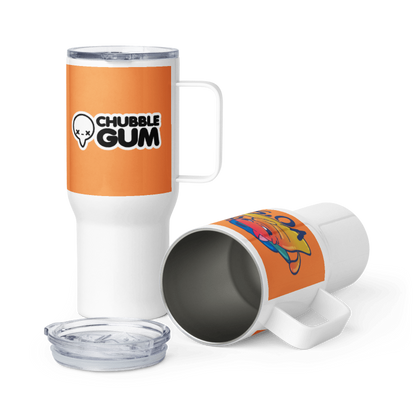 CHECK YOSELF - 25 oz Travel Mug - ChubbleGumLLC