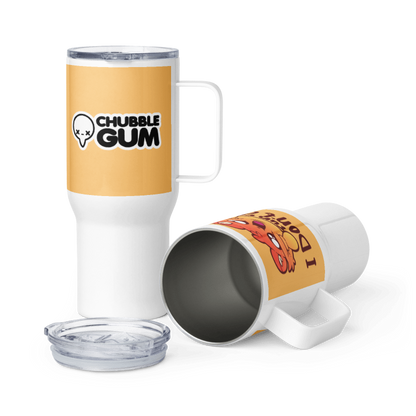 FUN FACT I DONT CARE - 25 oz Travel Mug - ChubbleGumLLC