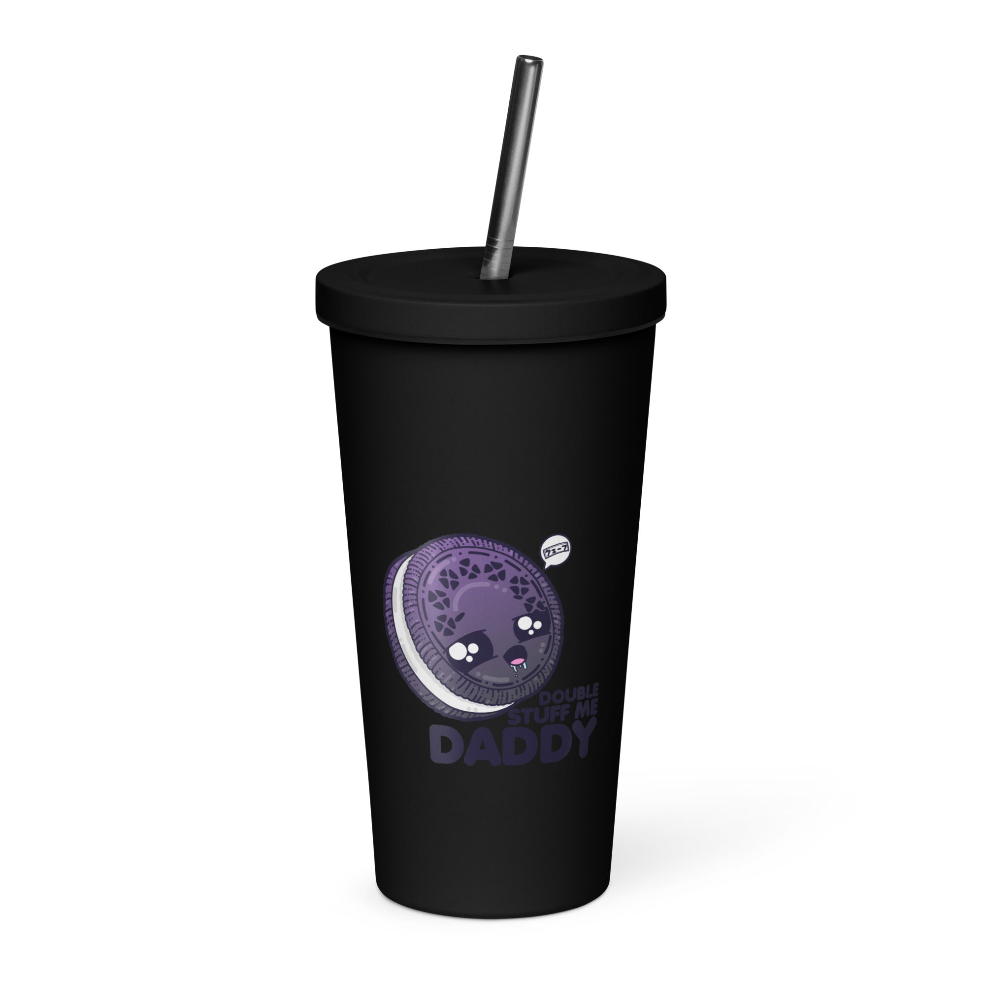 DOUBLE STUFF ME DADDY - Insulated Tumbler - ChubbleGumLLC