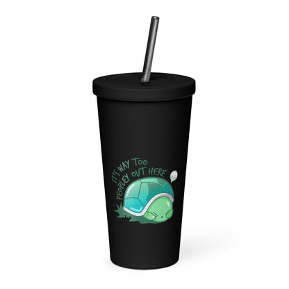 WAY TOO PEOPLEY - Insulated Tumbler - ChubbleGumLLC