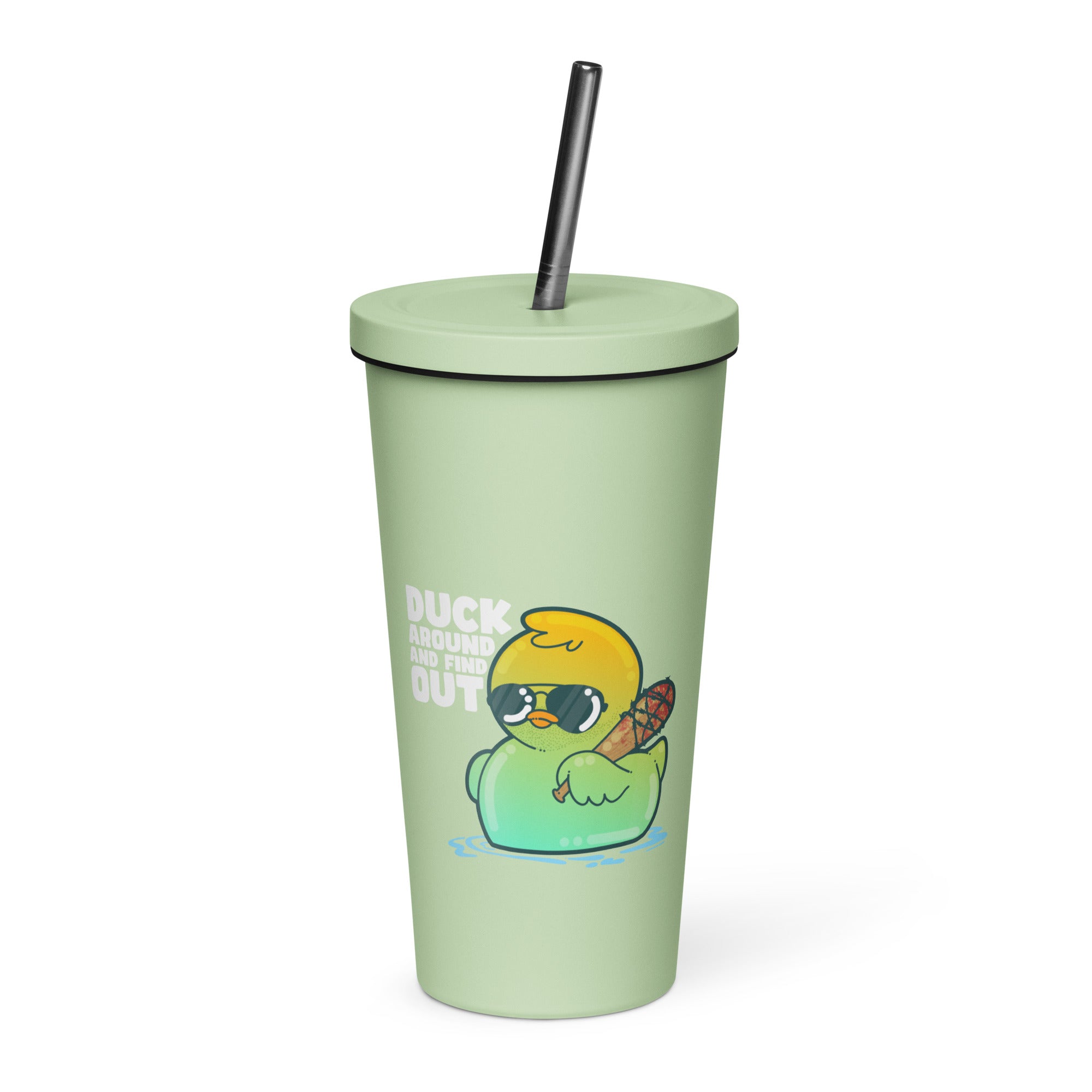 DUCK AROUND AND FIND OUT - Insulated Tumbler - ChubbleGumLLC