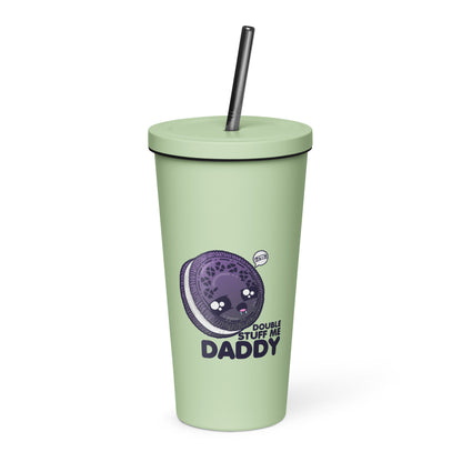 DOUBLE STUFF ME DADDY - Insulated Tumbler - ChubbleGumLLC