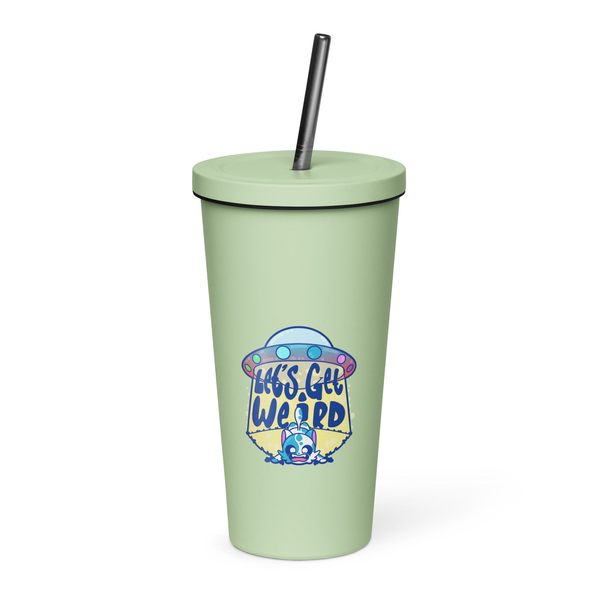 LETS GET WEIRD - Insulated Tumbler - ChubbleGumLLC