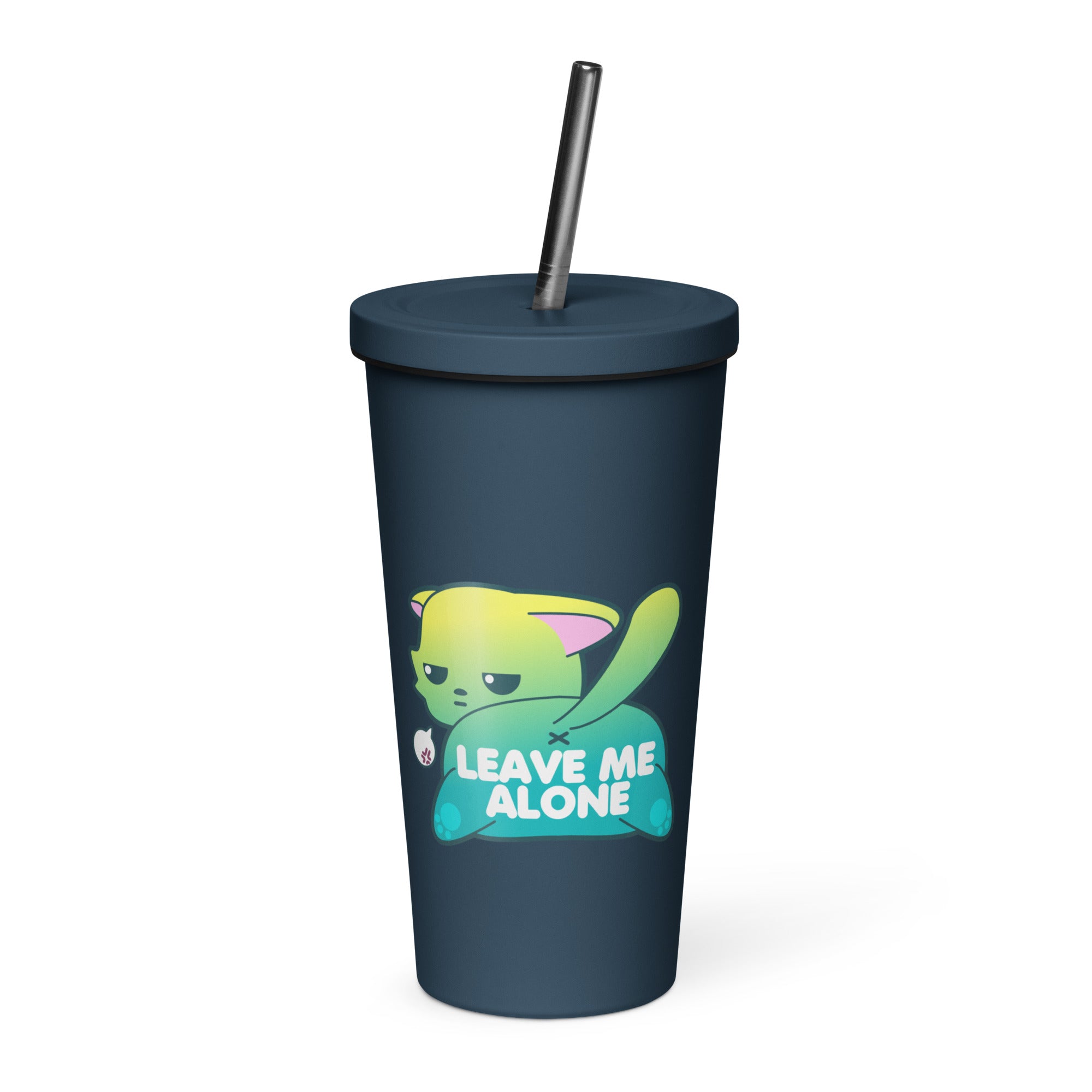 LEAVE ME ALONE - Insulated Tumbler - ChubbleGumLLC