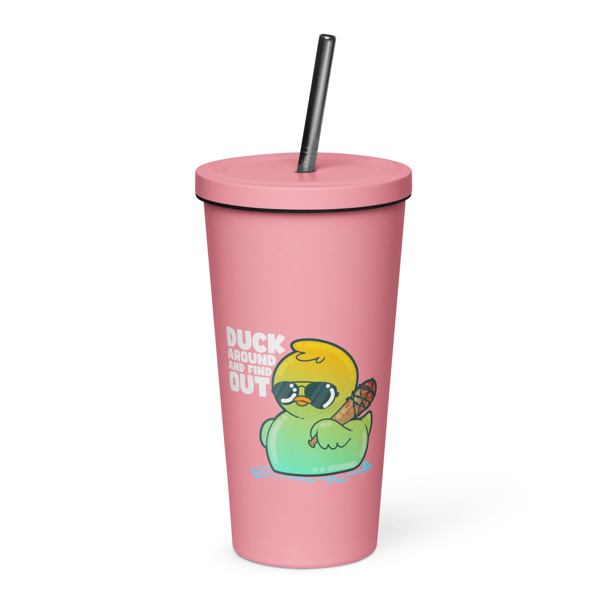 DUCK AROUND AND FIND OUT - Insulated Tumbler - ChubbleGumLLC