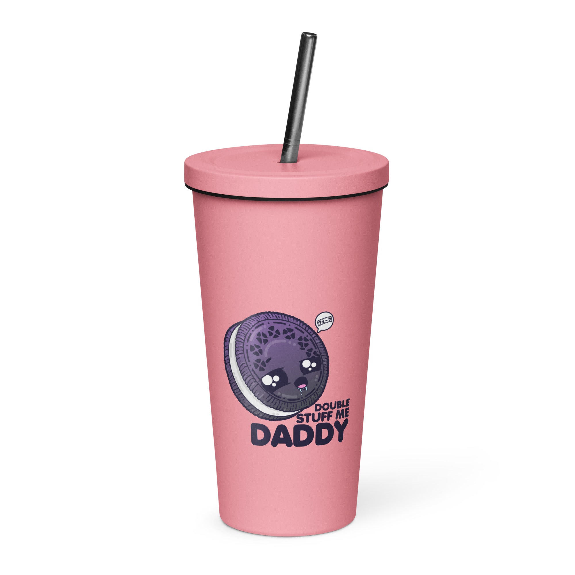 DOUBLE STUFF ME DADDY - Insulated Tumbler - ChubbleGumLLC