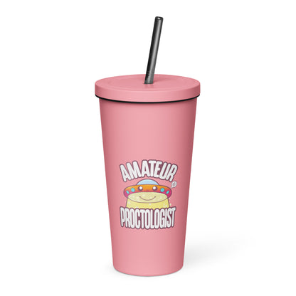 AMATEUR PROCTOLOGIST - Insulated Tumbler - ChubbleGumLLC