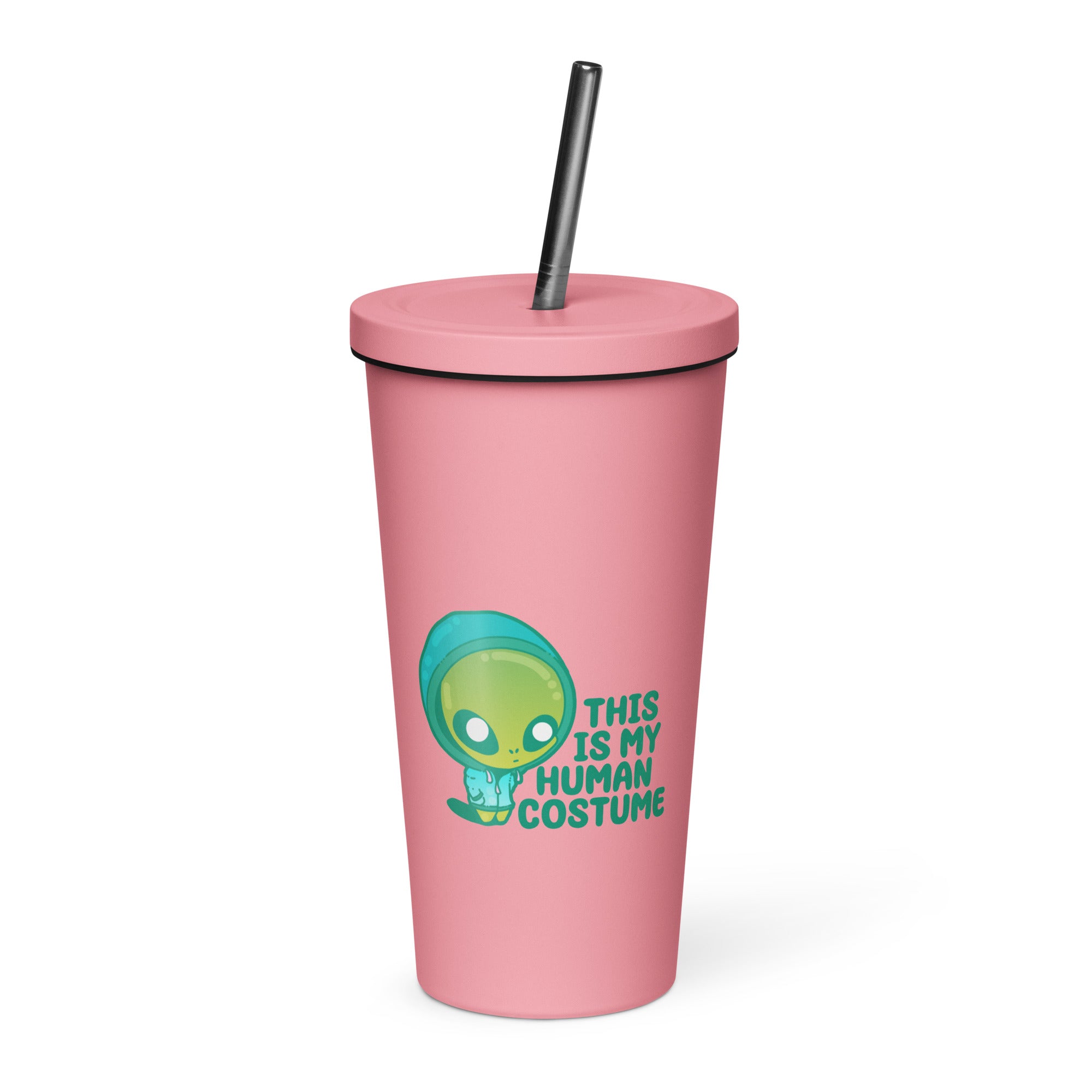 THIS IS MY HUMAN COSTUME - Insulated Tumbler - ChubbleGumLLC