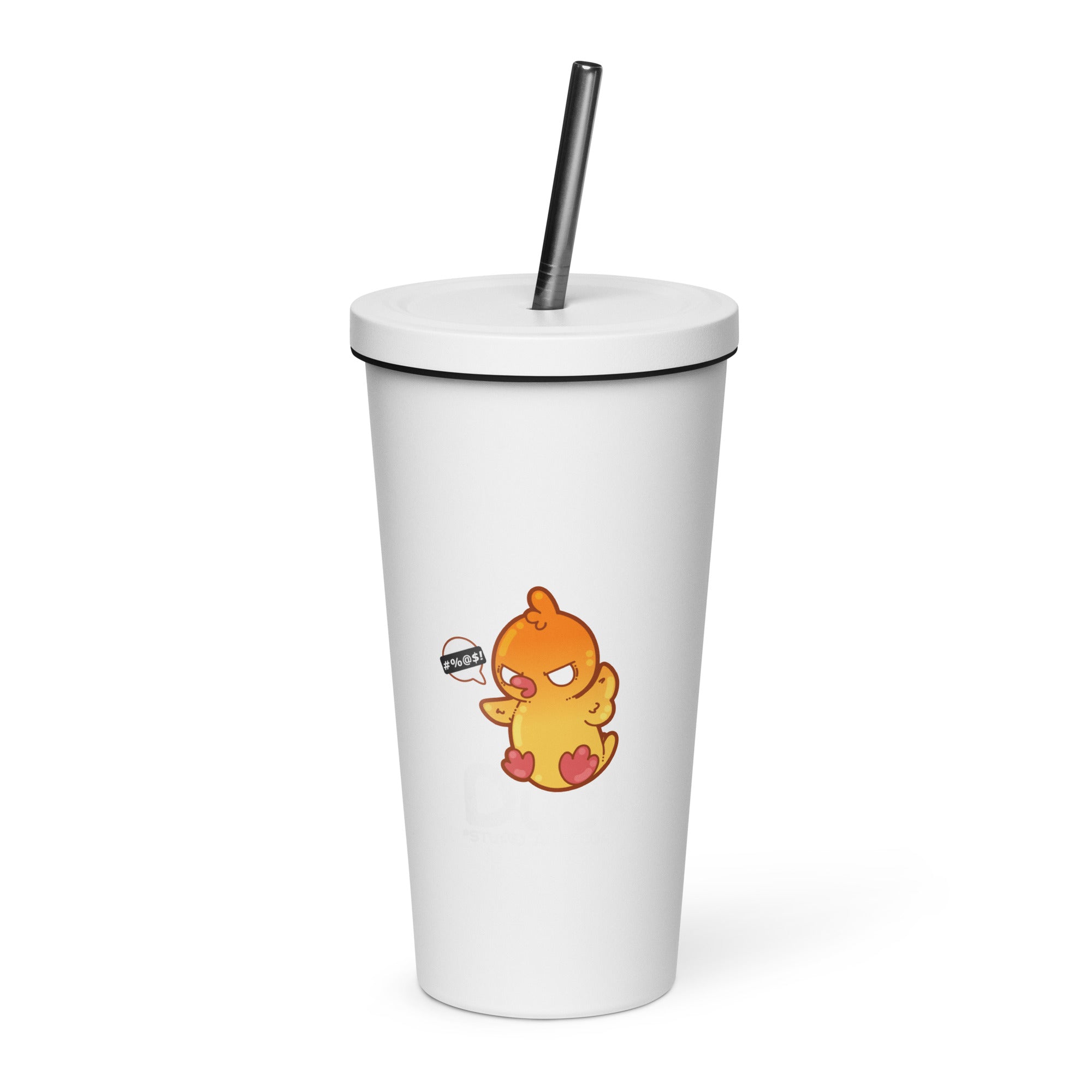 DUCK STUPID AUTOCORRECT - Insulated Tumbler - ChubbleGumLLC