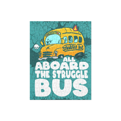 ALL ABOARD THE STRUGGLE BUS - Jigsaw Puzzle - ChubbleGumLLC