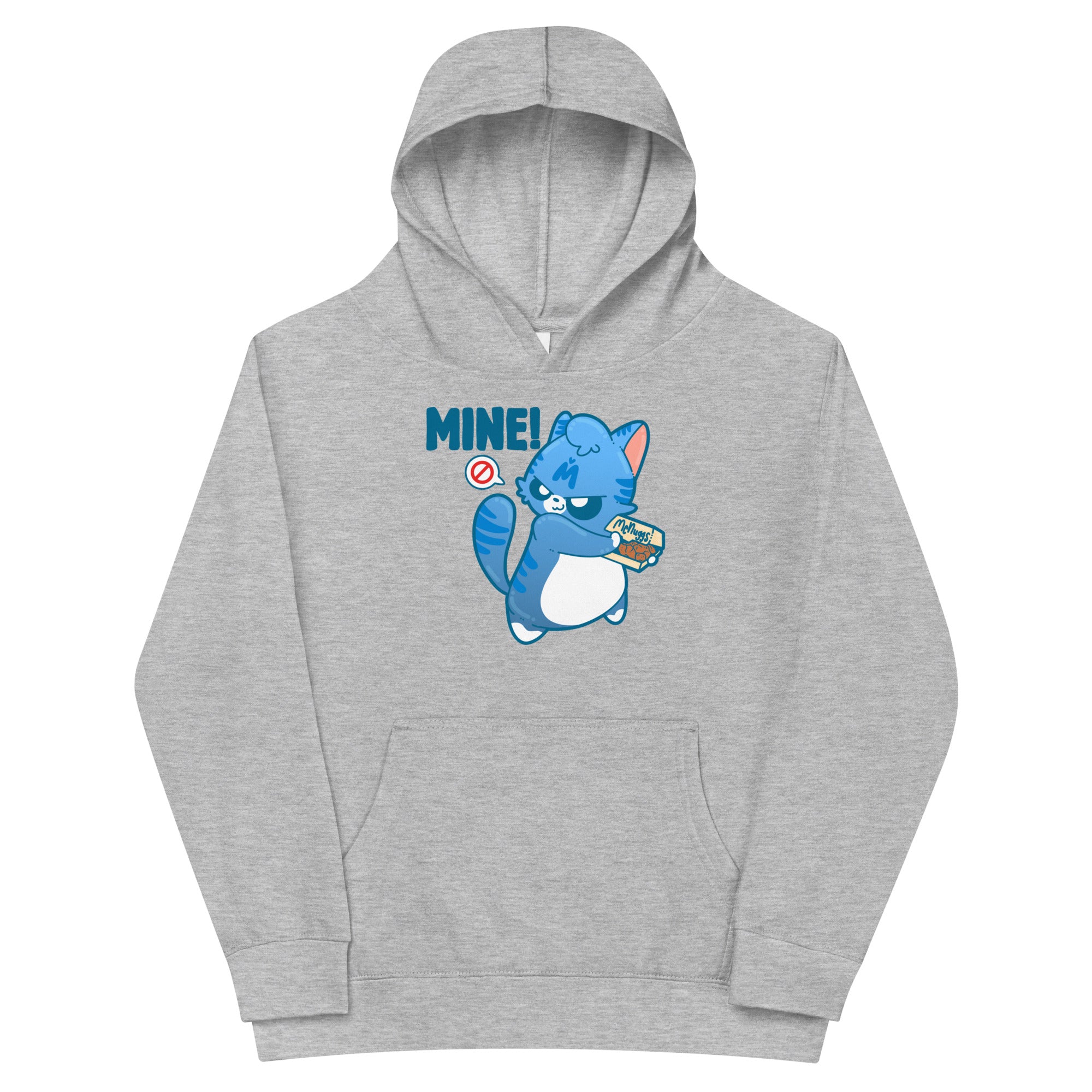 MINE - Kids Fleece Hoodie - ChubbleGumLLC