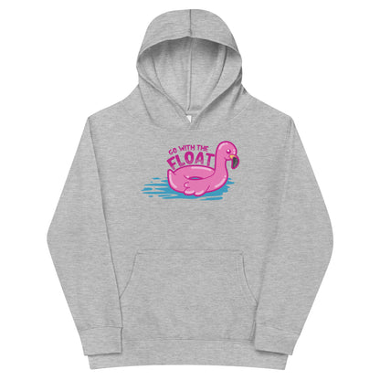 GO WITH THE FLOAT - Kids Fleece Hoodie - ChubbleGumLLC