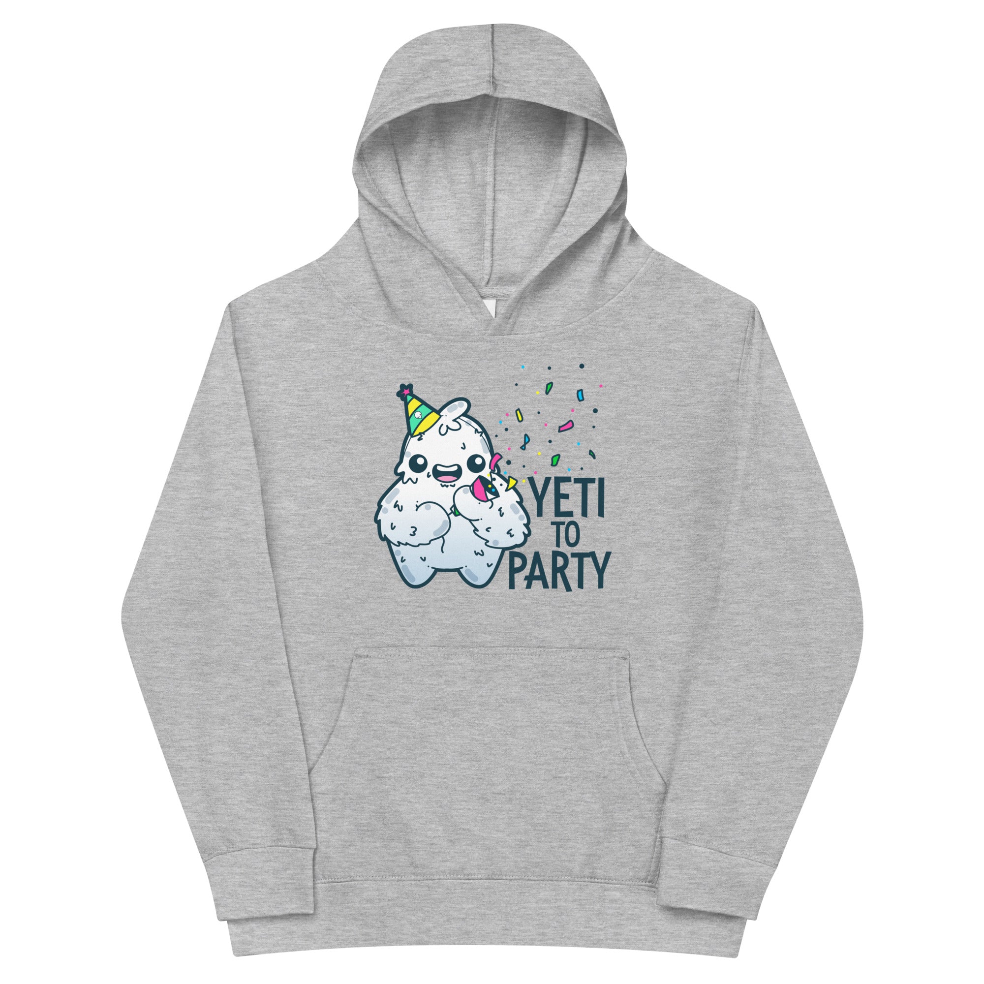 YETI TO PARTY - Kids Fleece Hoodie - ChubbleGumLLC