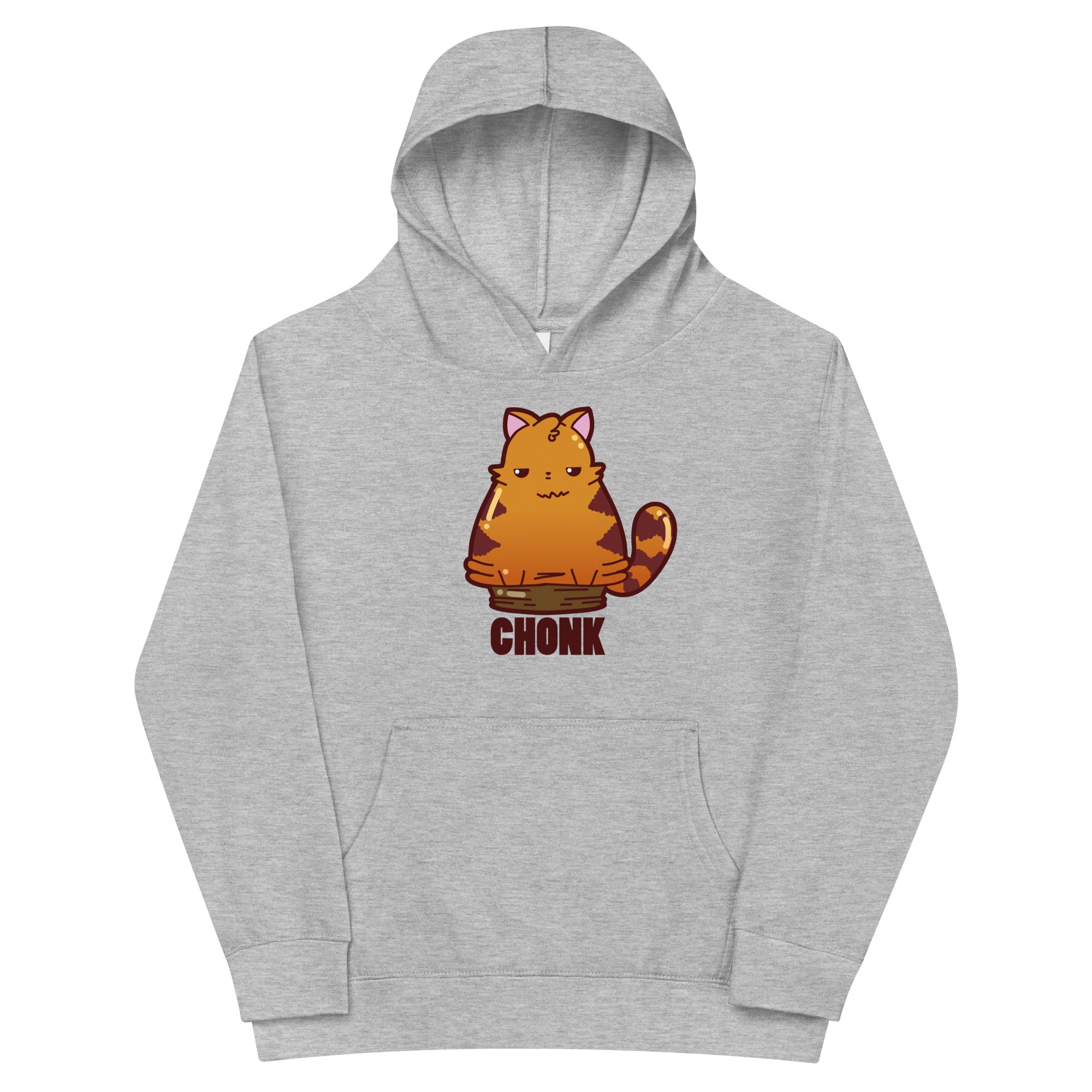 CHONK - Kids Fleece Hoodie - ChubbleGumLLC