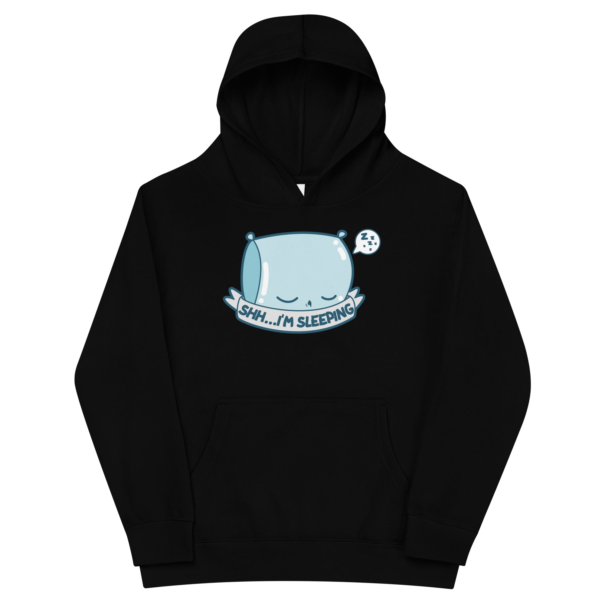 SHH IM SLEEPING - Kids Fleece Hoodie - ChubbleGumLLC