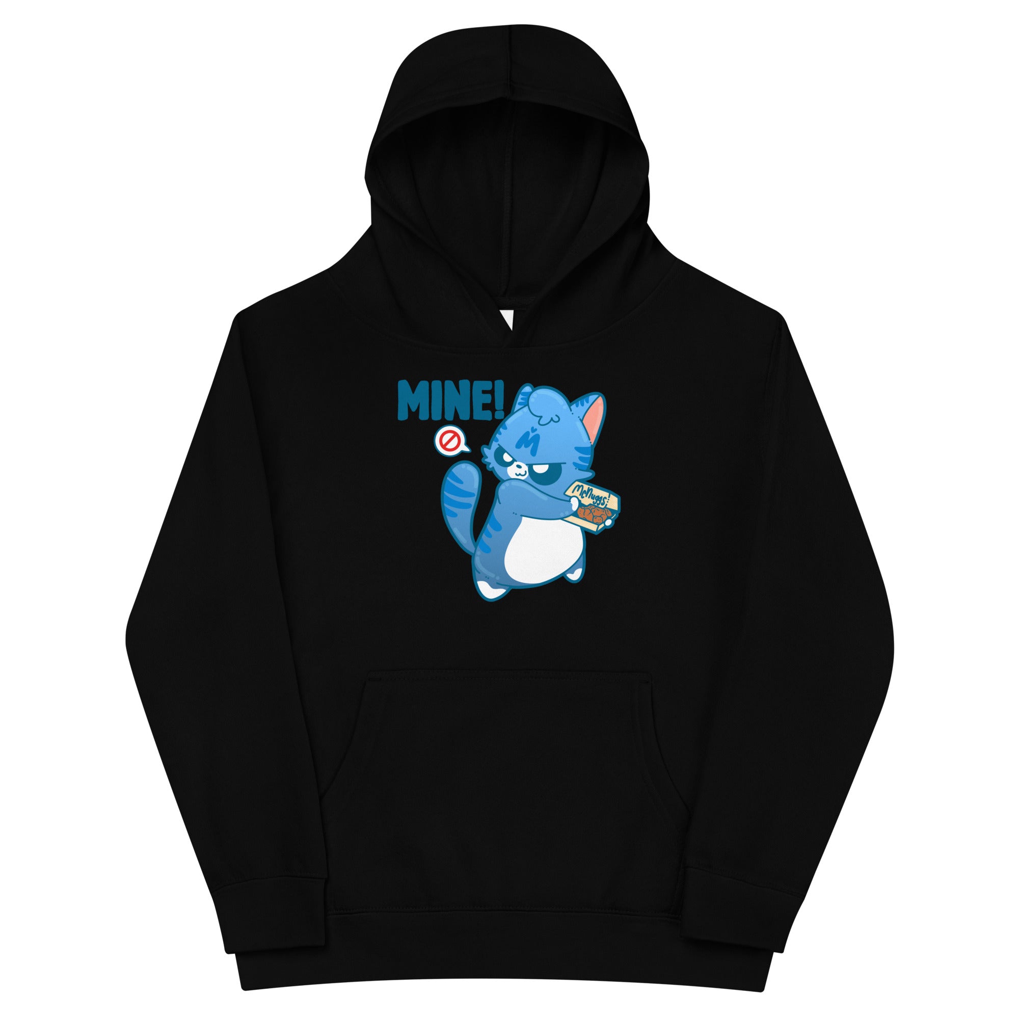 MINE - Kids Fleece Hoodie - ChubbleGumLLC