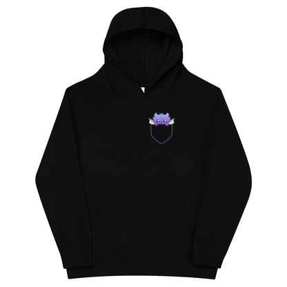 POCKET DRAGON - Kids Fleece Hoodie - ChubbleGumLLC