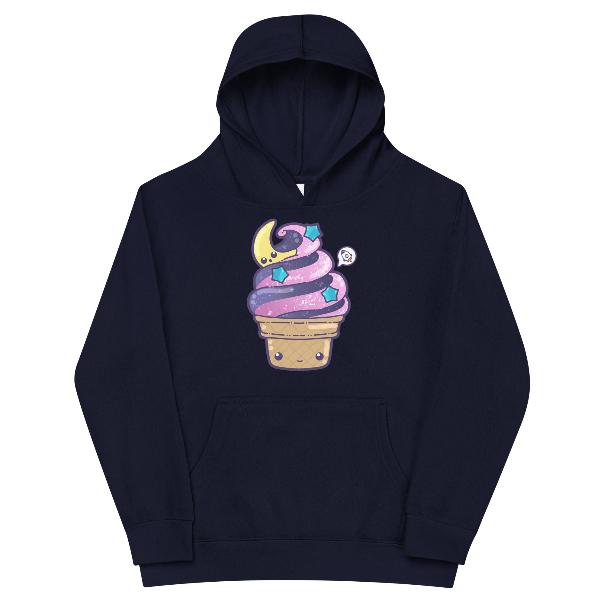 GALAXY CONE Kids Fleece Hoodie