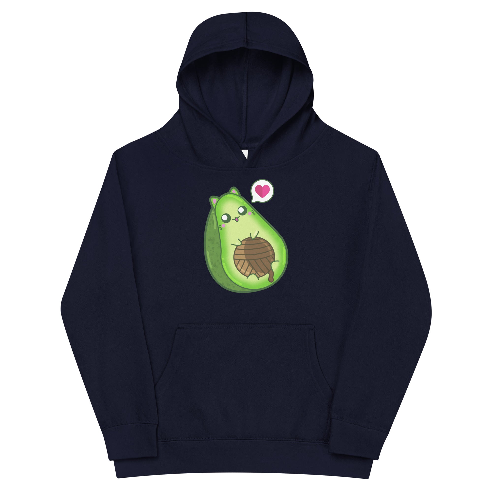 AVOCATO - Kids Fleece Hoodie - ChubbleGumLLC