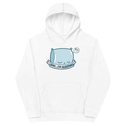 SHH IM SLEEPING - Kids Fleece Hoodie - ChubbleGumLLC