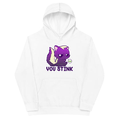 YOU STINK - Kids Fleece Hoodie - ChubbleGumLLC