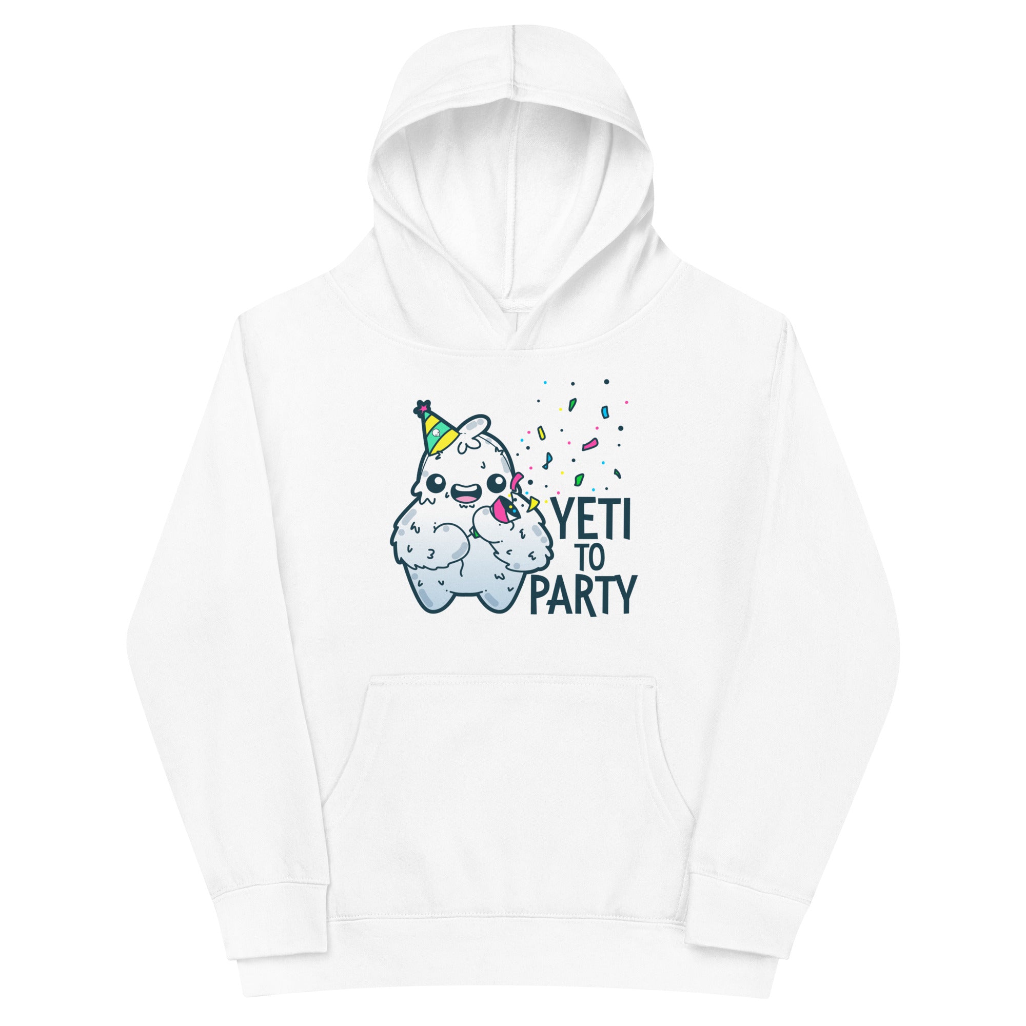 YETI TO PARTY - Kids Fleece Hoodie - ChubbleGumLLC