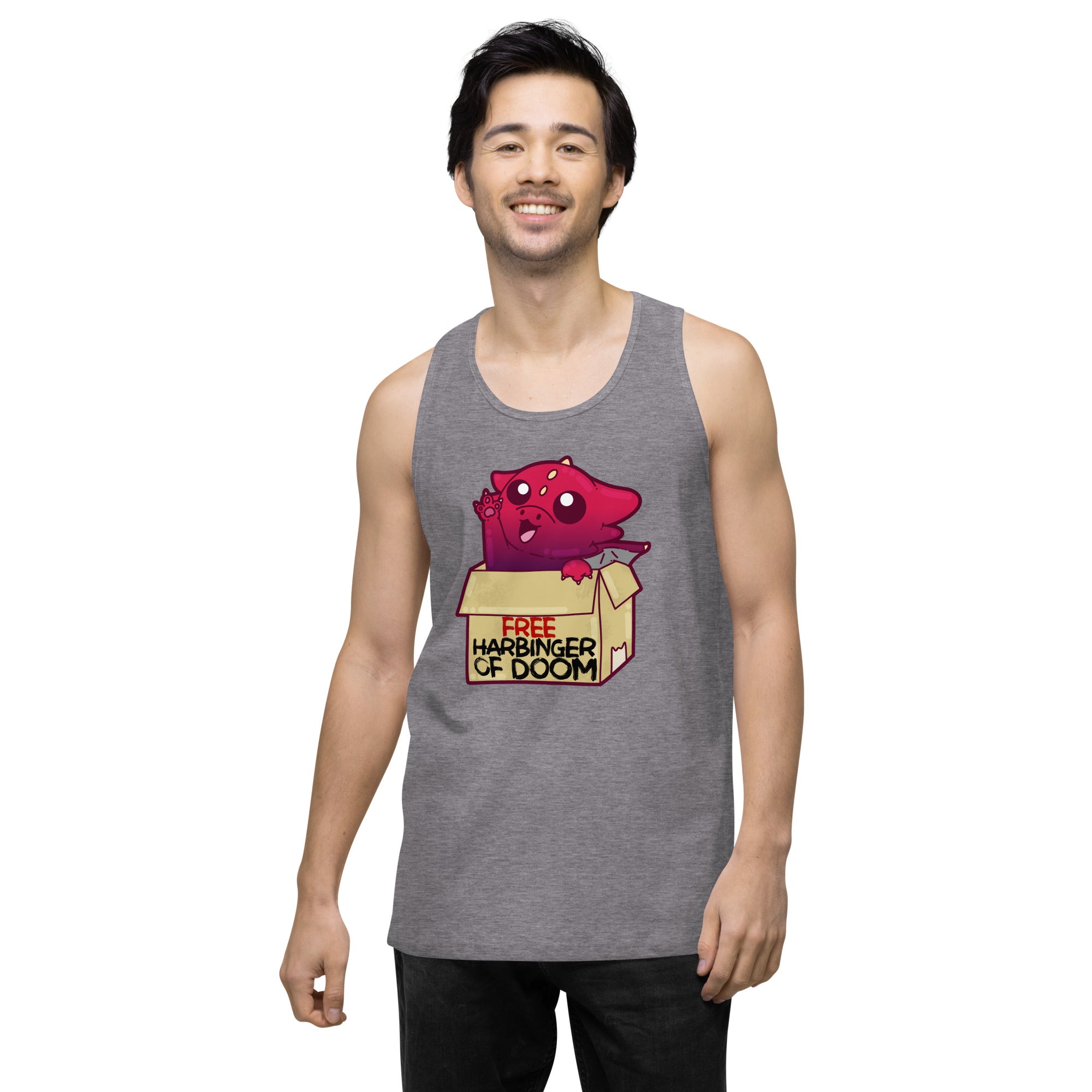 FREE HARBINGER OF DOOM - Premium Tank Top - ChubbleGumLLC