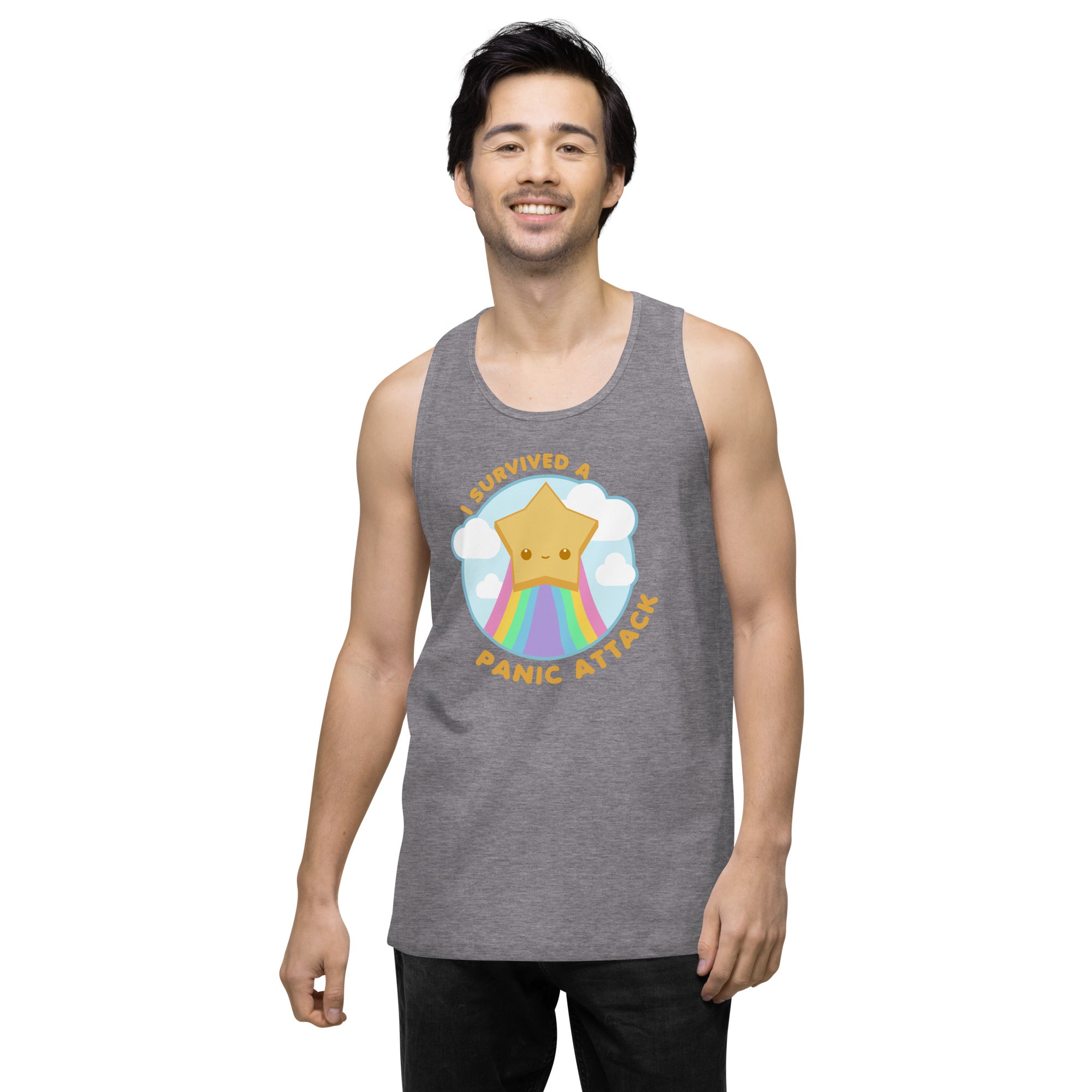 I SURVIVED A PANIC ATTACK - Premium Tank Top - ChubbleGumLLC