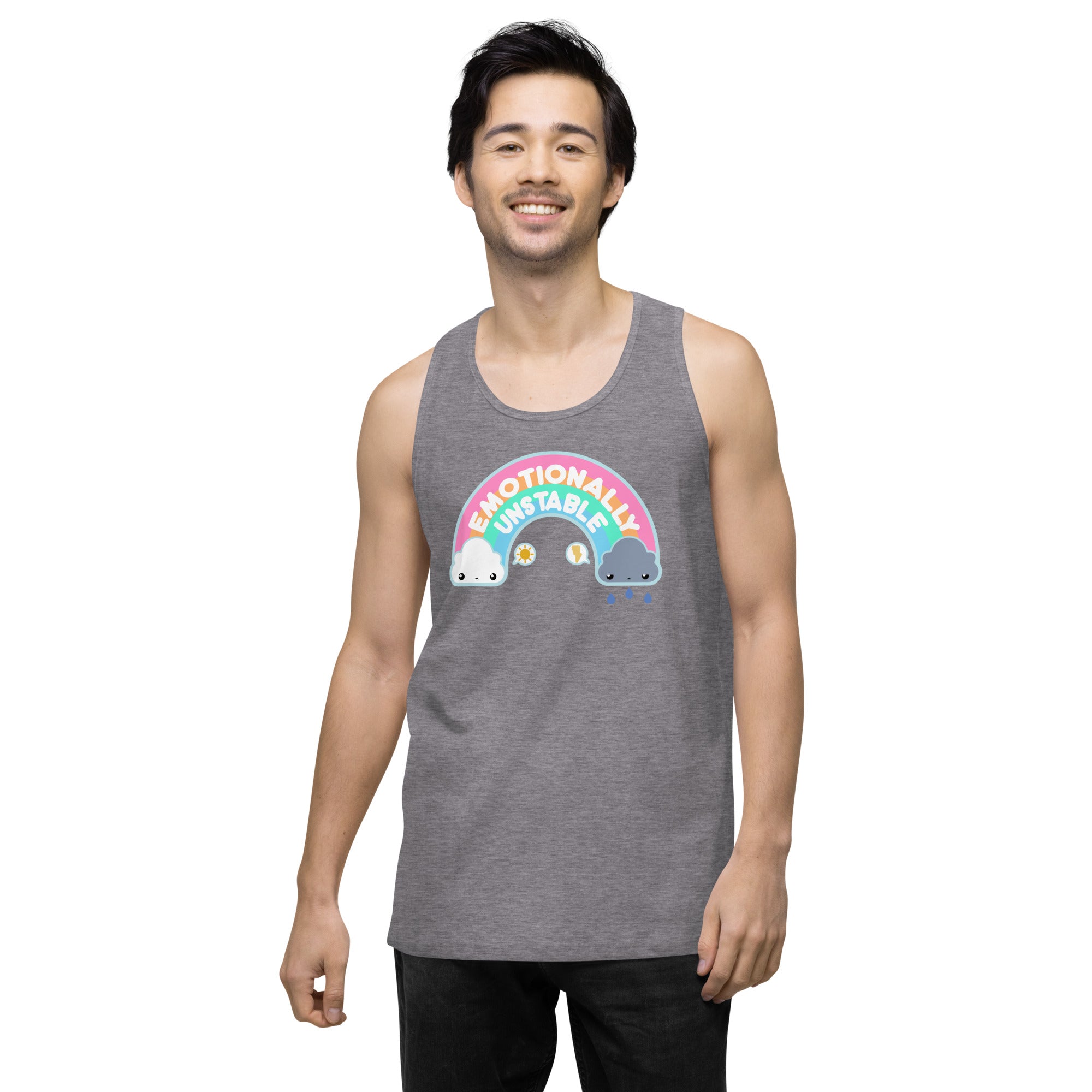 EMOTIONALLY UNSTABLE - Premium Tank Top - ChubbleGumLLC