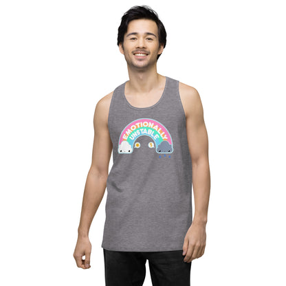 EMOTIONALLY UNSTABLE - Premium Tank Top - ChubbleGumLLC