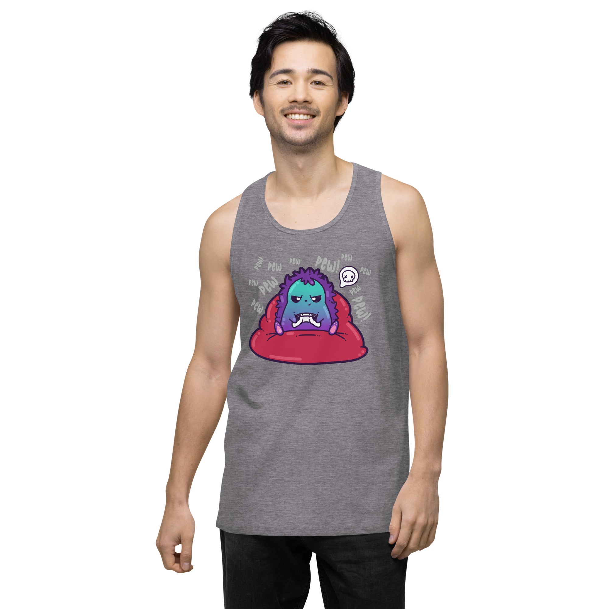 PEW PEW PEW - Premium Tank Top - ChubbleGumLLC