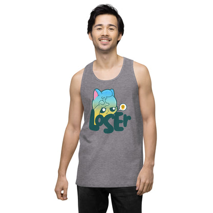 LOSER - Premium Tank Top - ChubbleGumLLC