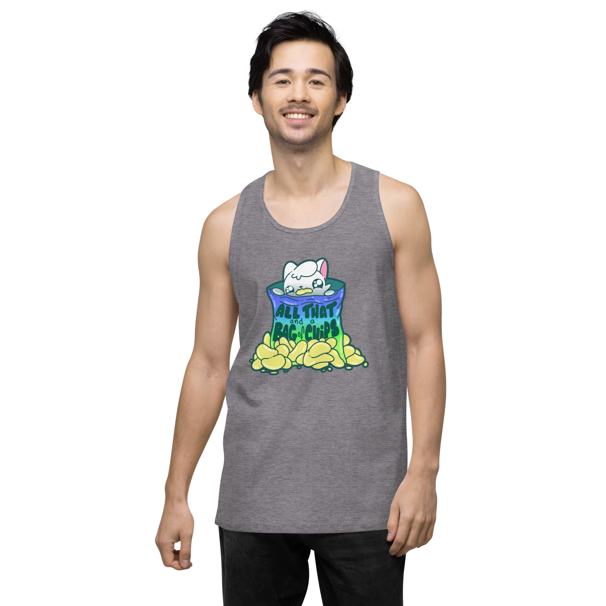 ALL THAT AND A BAG OF CHIPS - Premium Tank Top - ChubbleGumLLC