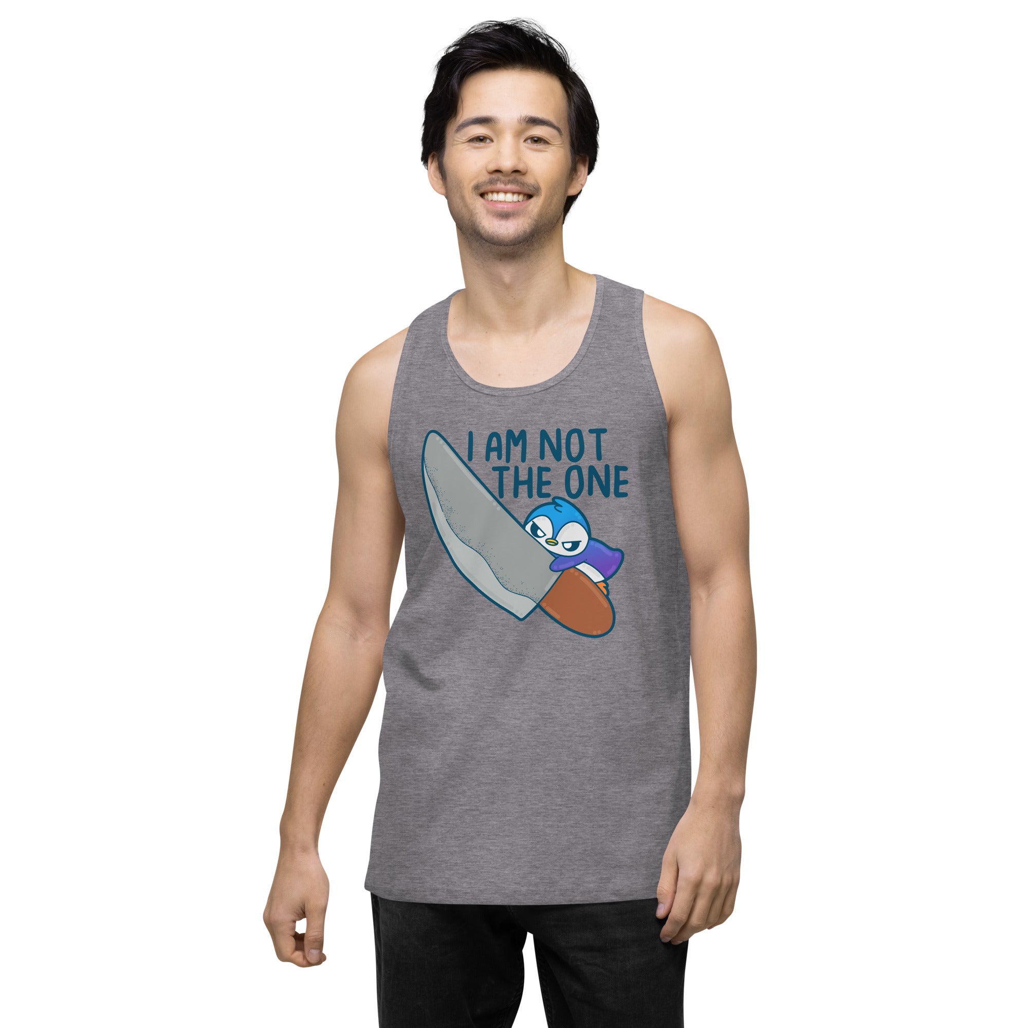 I AM NOT THE ONE - Premium Tank Top - ChubbleGumLLC