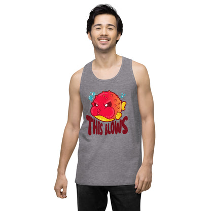 THIS BLOWS - Premium Tank Top - ChubbleGumLLC