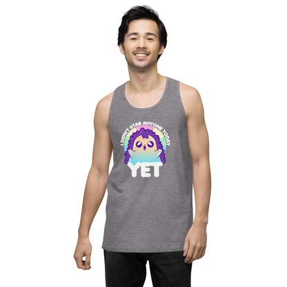 I DIDNT STAB ANYONE TODAY YET - Modified Premium Tank Top - ChubbleGumLLC