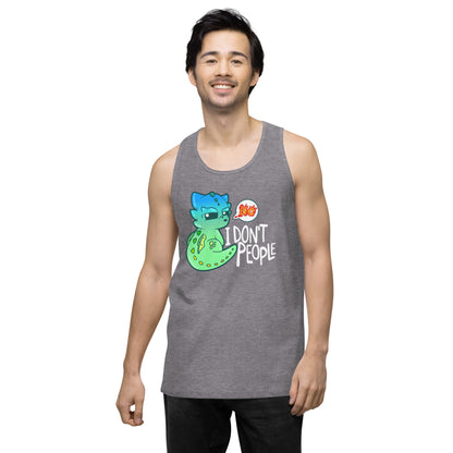 I DONT PEOPLE - Modified Premium Tank Top - ChubbleGumLLC