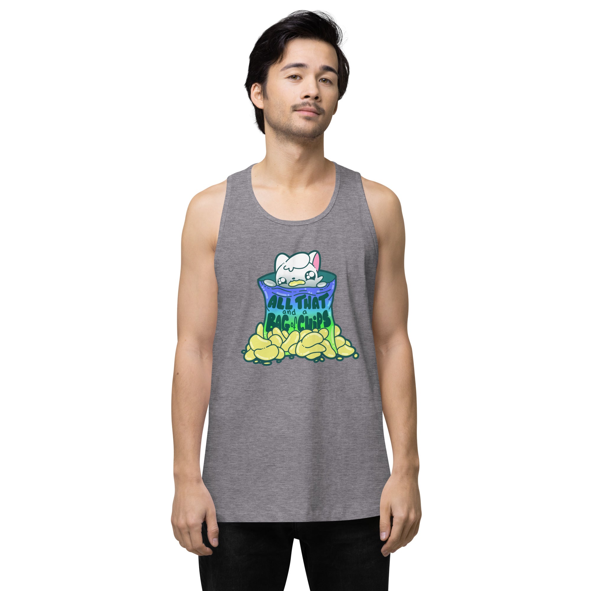 ALL THAT AND A BAG OF CHIPS - Premium Tank Top - ChubbleGumLLC