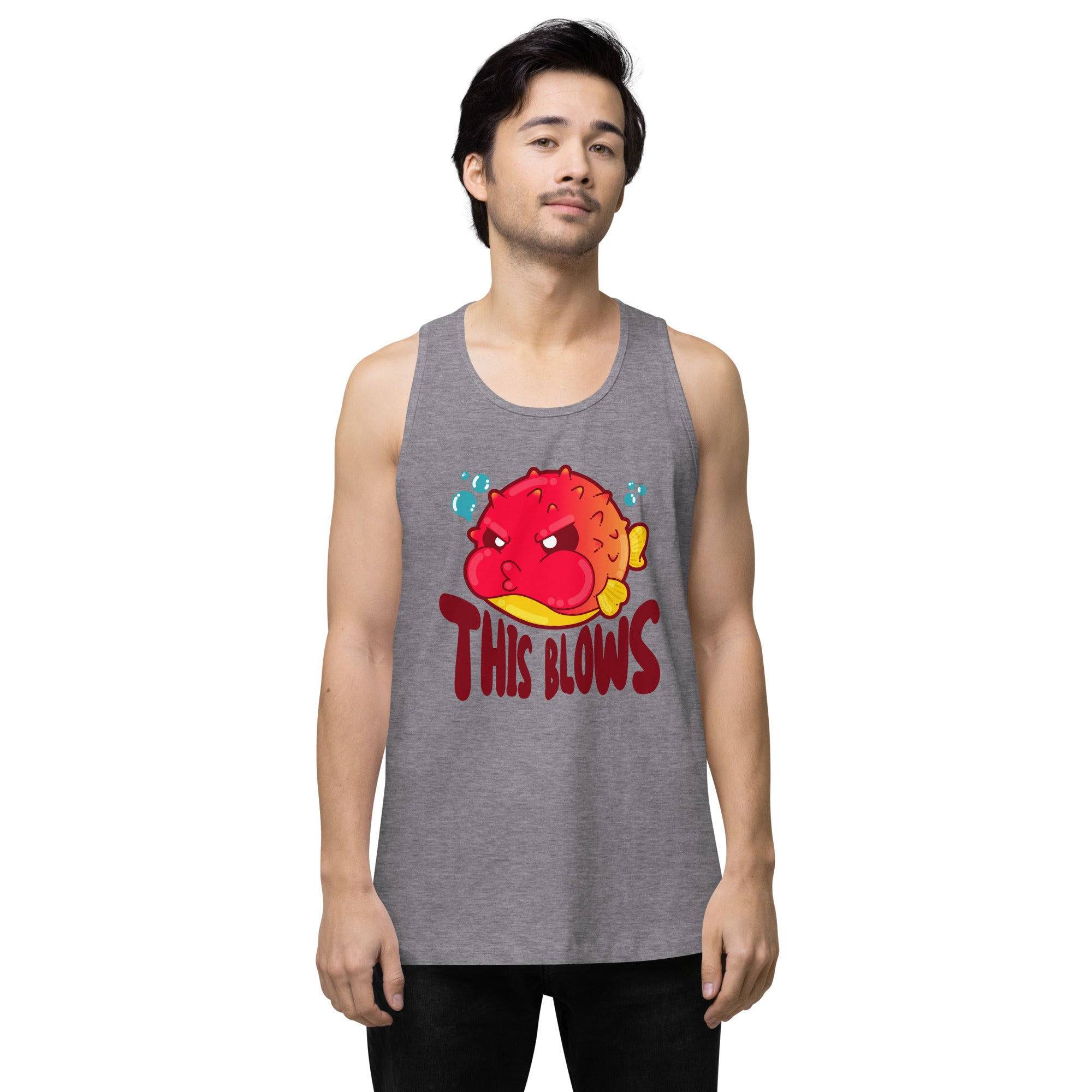 THIS BLOWS - Premium Tank Top - ChubbleGumLLC