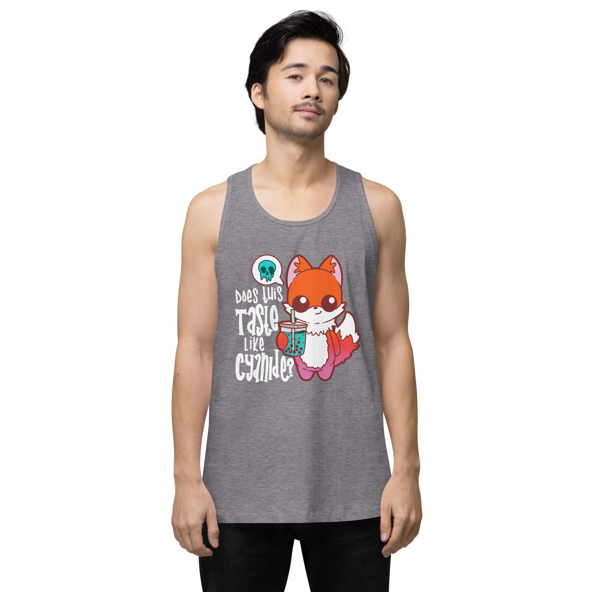 DOES THIS TASTE LIKE CYANIDE - Modded Premium Tank Top - ChubbleGumLLC